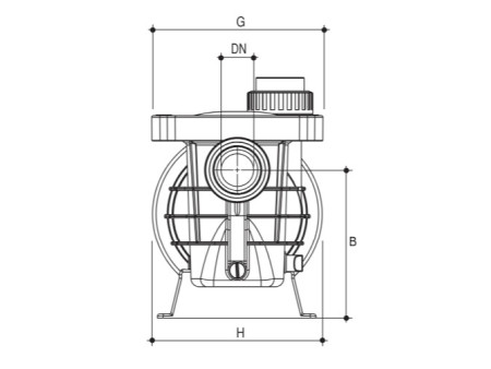 1,00 HP / 0,75 kW Pardus Mini Havuz Pompası