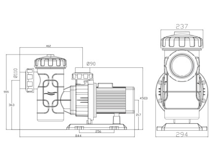 7,5HP T / Murex Serisi Önfiltreli Pompa